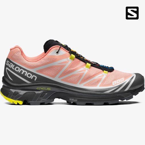 Tenis Salomon Xt-6 Hombre Coral Negros | MX KZXQ409